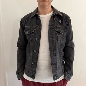 Lucky Brand Charcoal Denim Jacket
